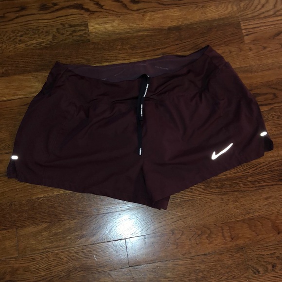 Nike Pants - Nike Dri Fit large maroon athletic shorts